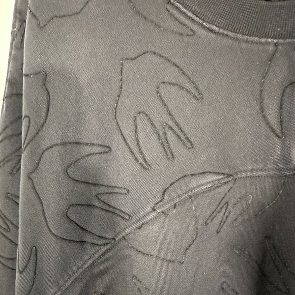 McQ by Alexander McQueen Swallow Swarm Embroidered Sweatshirt size 2XL - Picture 2 of 8